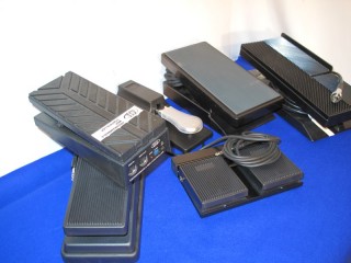 various pedals for accordions and expanders